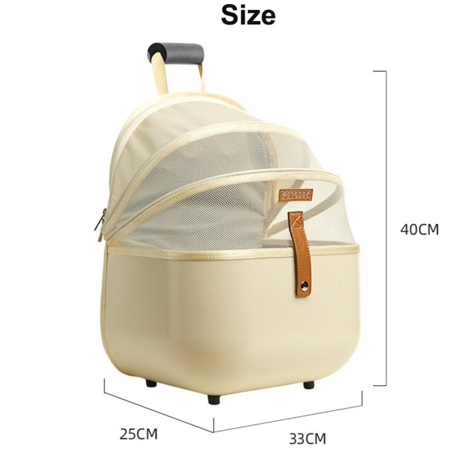 Chic"Breathable Mesh Pet Capsule Backpack