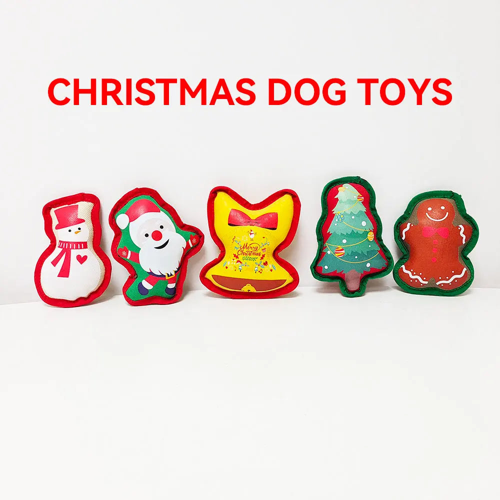 Christmas Chew & Squeak Toy Collection