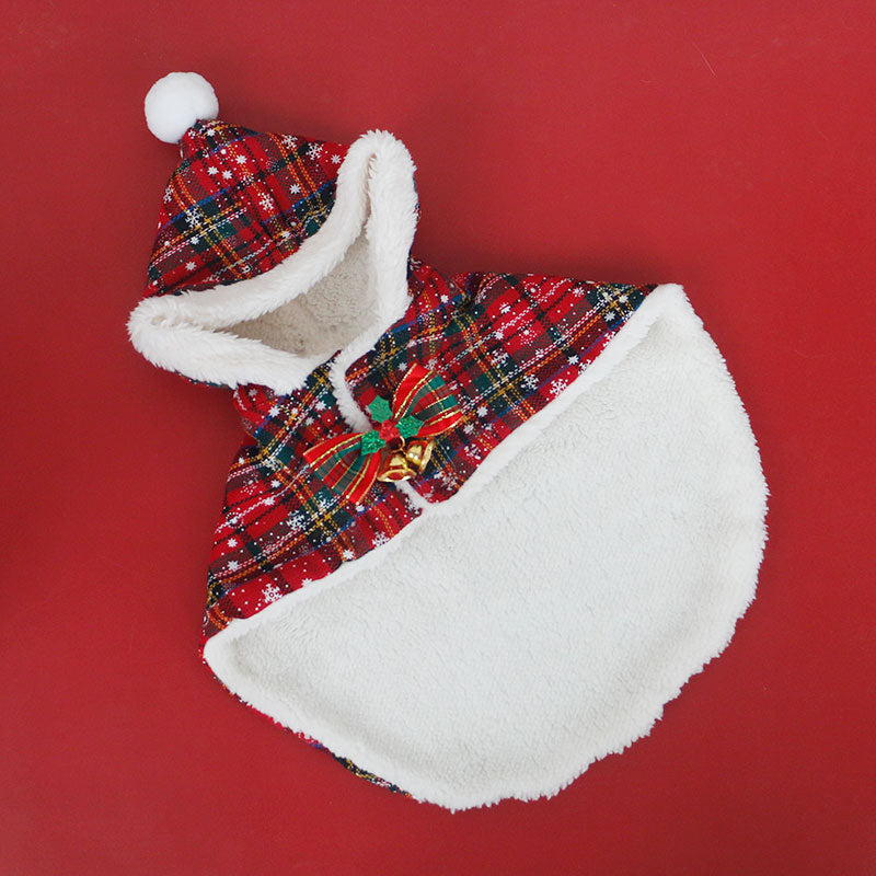 Christmas Costume Cloak with Hat