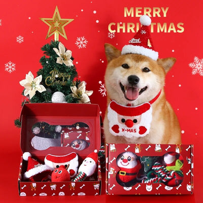 Christmas Pet Dog Toy Gift Box