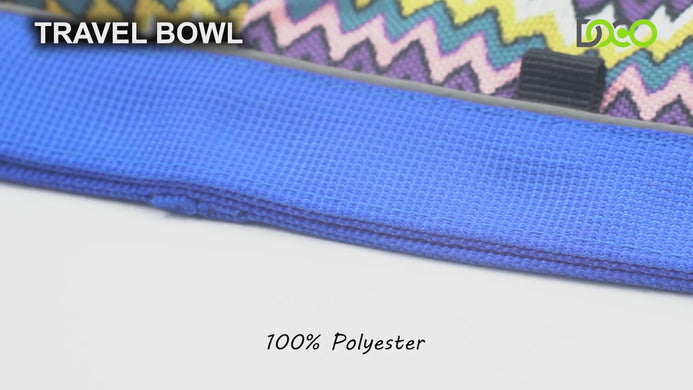 Nylon Magnetic Portable Pet Bowl