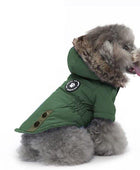 Windproof Reversible Dog Down Jacket