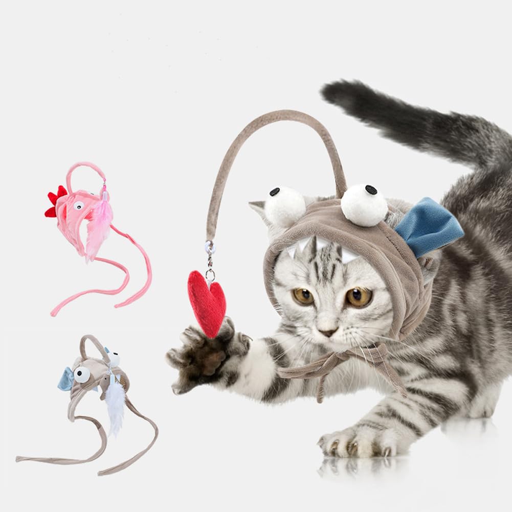 Cat Hats with Interactive Self-Service Toy