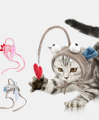 Cat Hats with Interactive Self-Service Toy