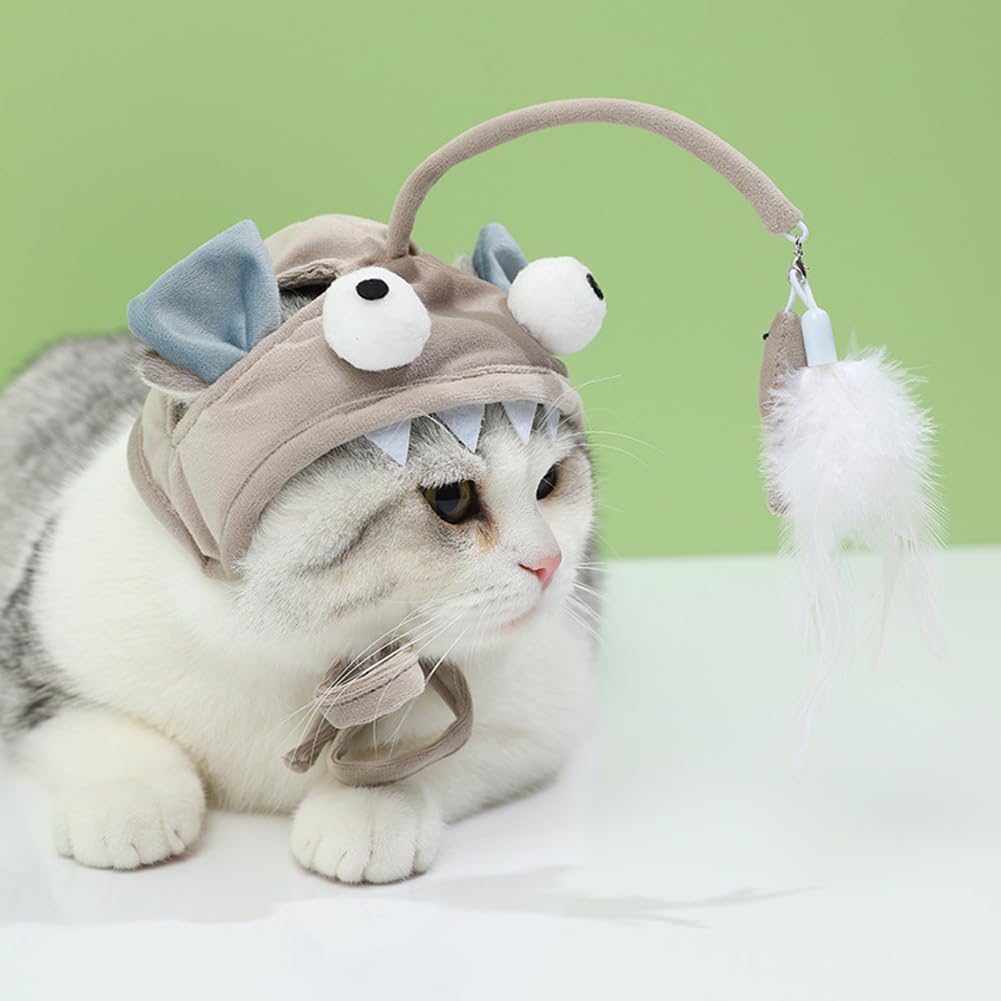 Cat Hats with Interactive Self-Service Toy