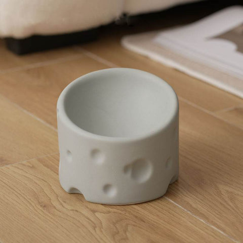 Ceramic Cheese Pet Bowl