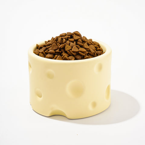 Ceramic Cheese Pet Bowl