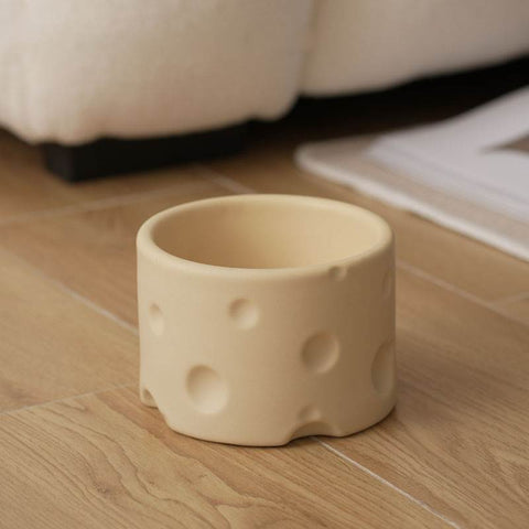 Ceramic Cheese Pet Bowl