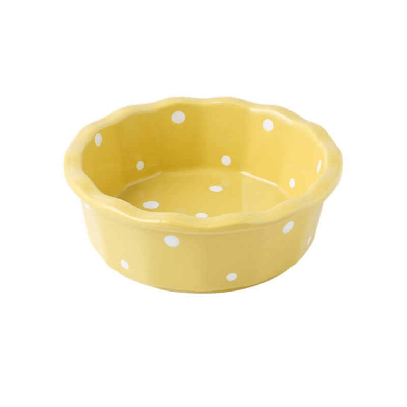 Ceramic Cute Cervical Spine pet Bowl