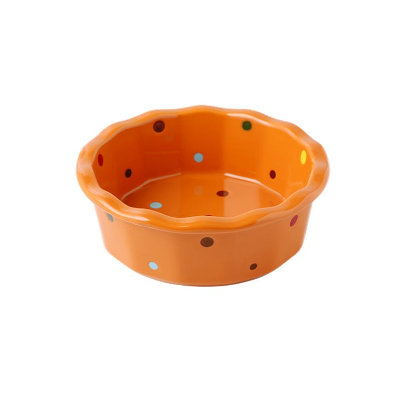 Ceramic Cute Cervical Spine pet Bowl