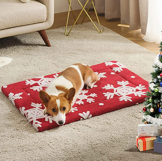 Christmas-Themed Waterproof Pet Cushion