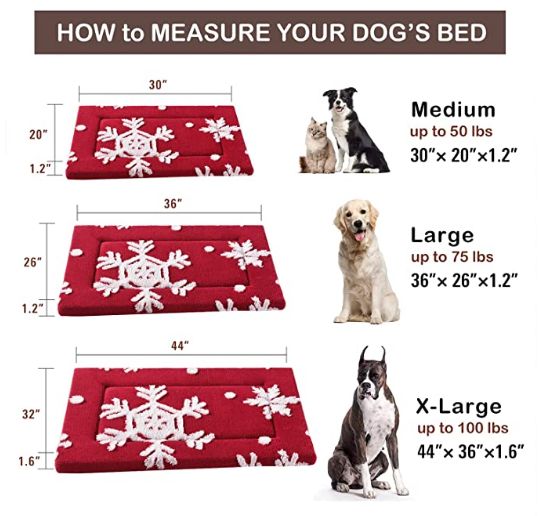 Christmas-Themed Waterproof Pet Cushion