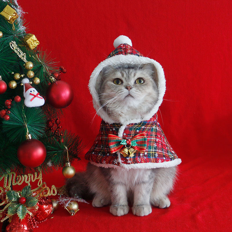 Christmas Costume Cloak with Hat