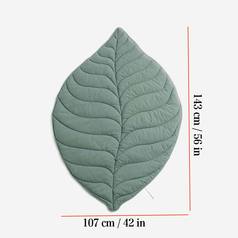 Dog Blanket in Leaf Design