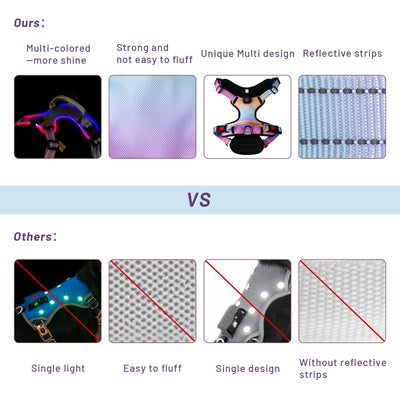 LED Light Up?Dog Harness