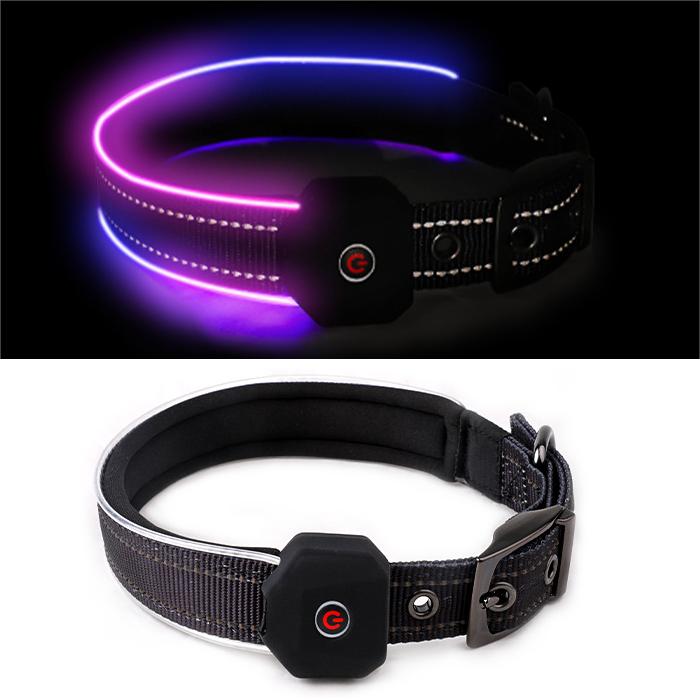 LED Reflective Dog Collar with Rechargeable