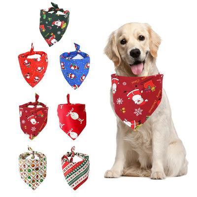 Large Pet Bandana For Christmas