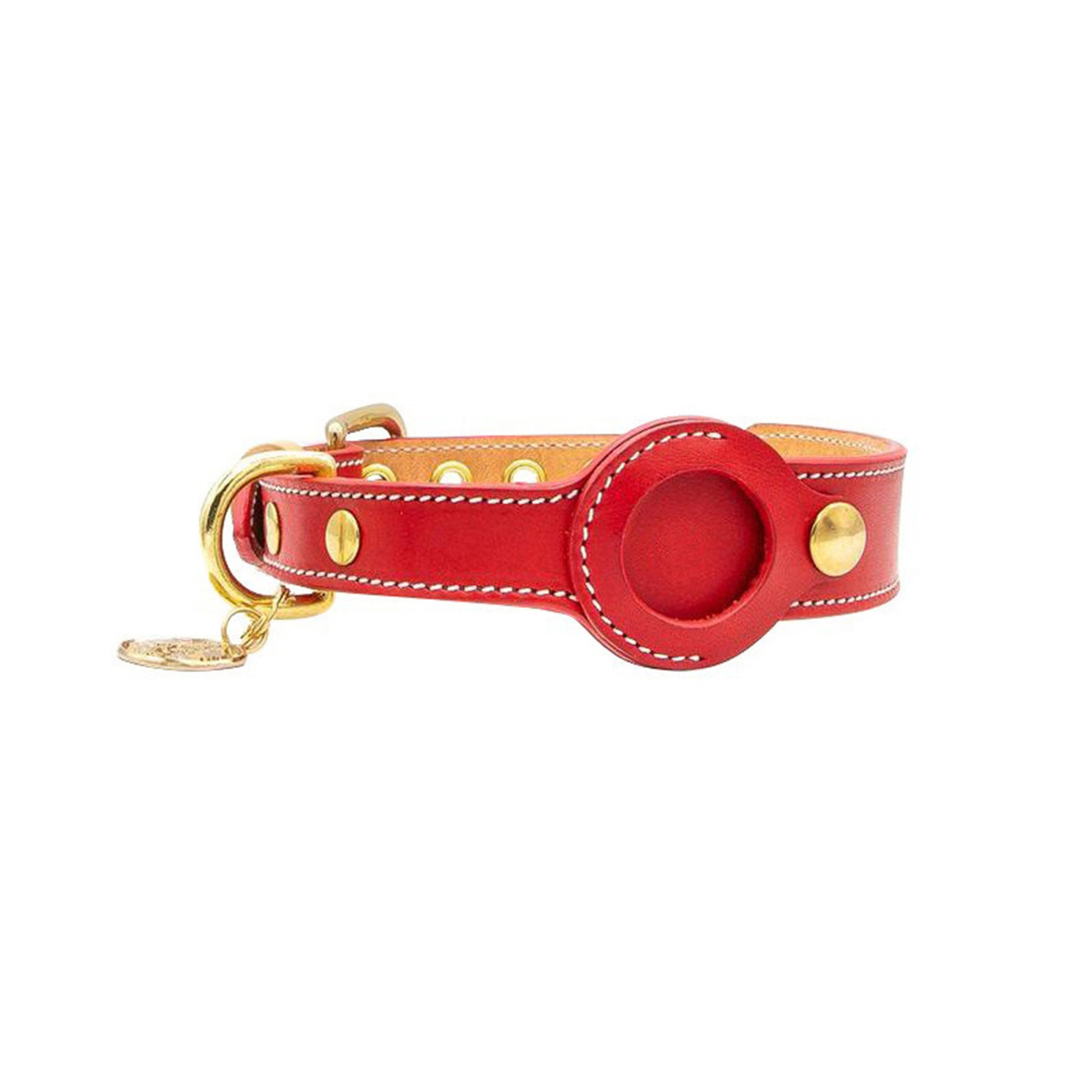 Leather AirTag Pet Collar