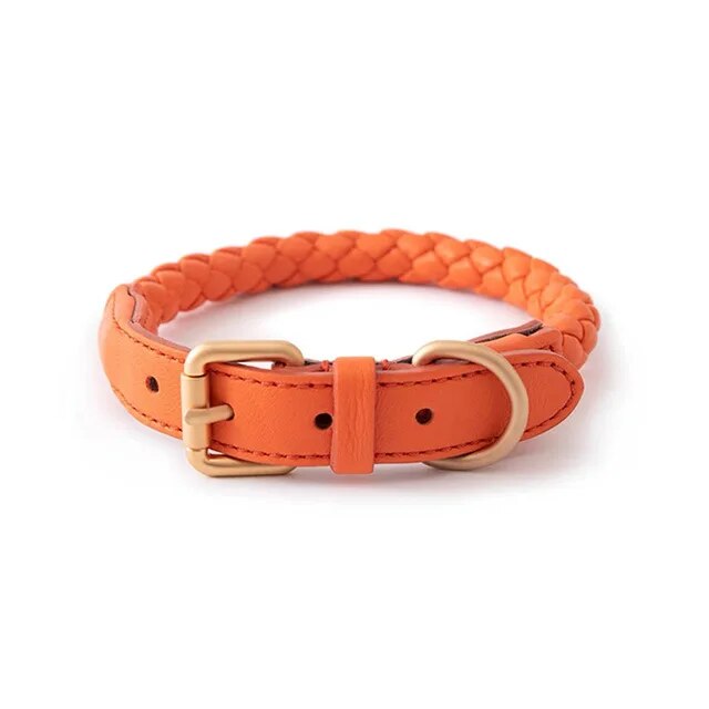 Luxury Leather Dog Collar