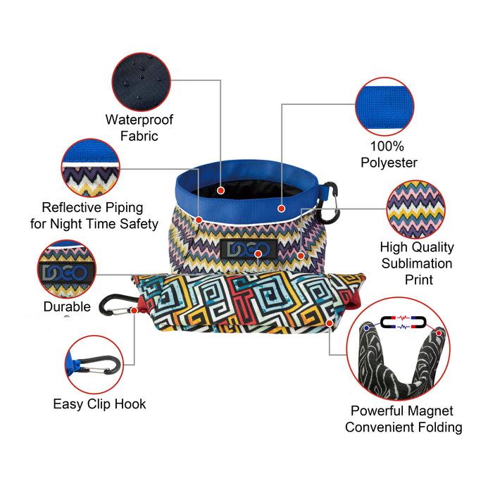 Nylon Magnetic Portable Pet Bowl