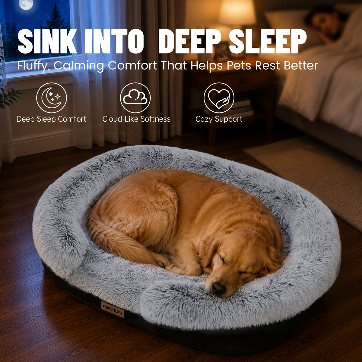 Fluffy Orthopedic Dog Bed-独立站购买