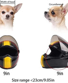 Pet Bike and Motorcycle Rides Helmet