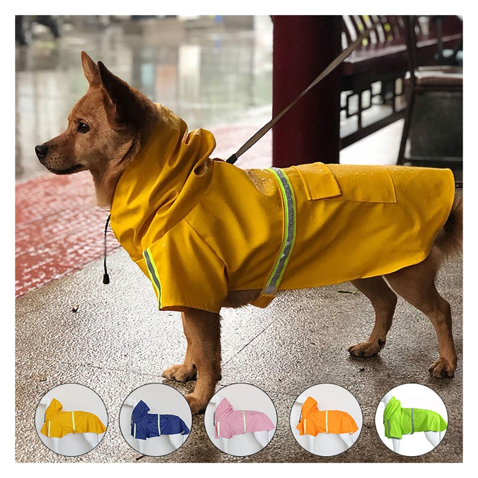 Reflective Pet Poncho