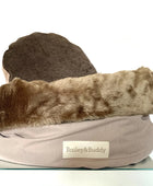 Transformable Furry Dog Bed