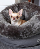 Transformable Furry Dog Bed