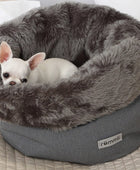 Transformable Furry Dog Bed