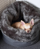 Transformable Furry Dog Bed