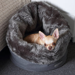 Transformable Furry Dog Bed