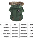 Windproof Reversible Dog Down Jacket