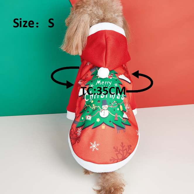 Xmas Pet Clothes for Small Medium Dogs