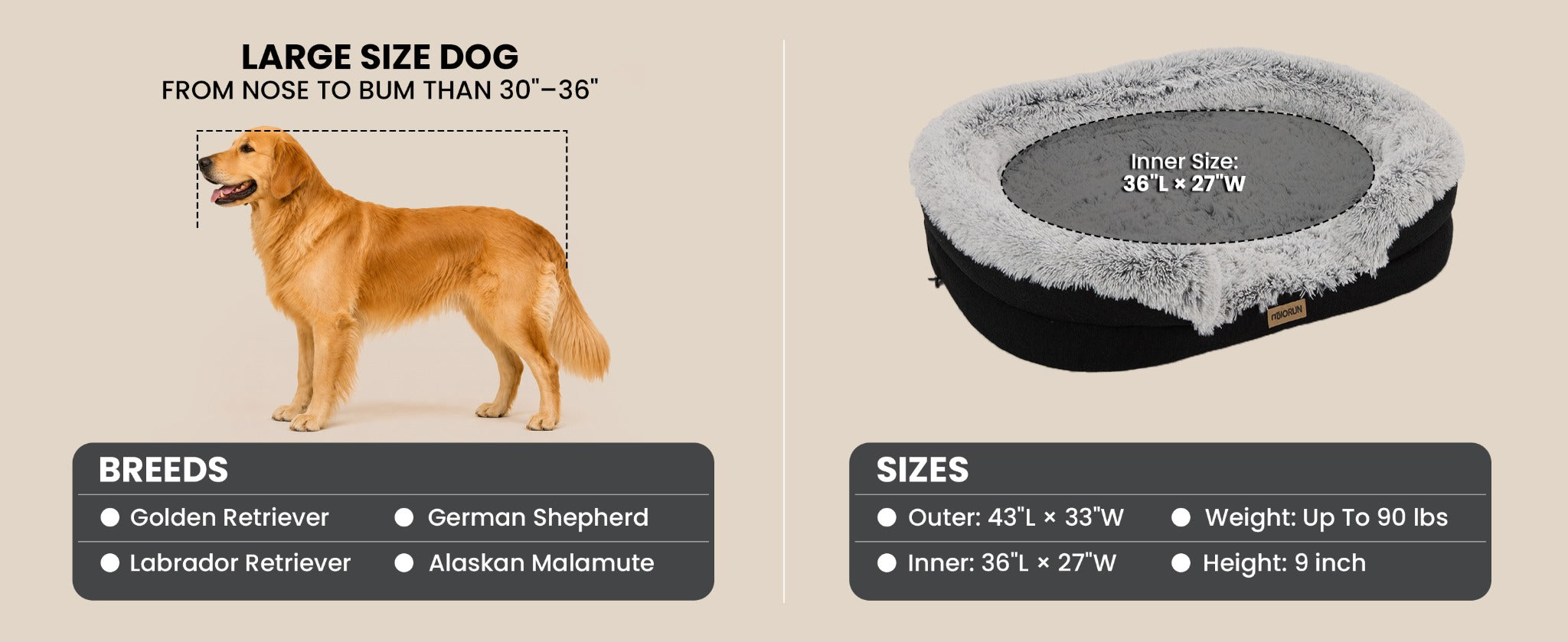 Large size guide