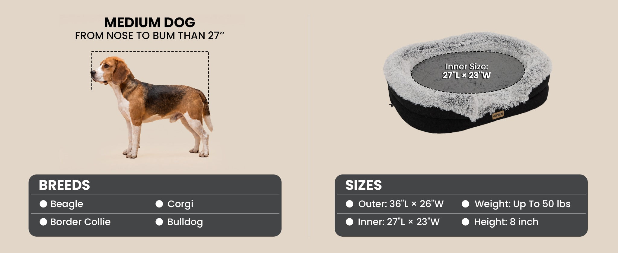 Medium size guide